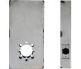 Keedex K-BXOMNI-CYL Weldable Gate Box, 2 3/4" Backset, 14 Guage Steel, Universal Aplications, Suitable for OSI Omnilock OM100, 300, 500 OP200 Cylindrical Lock, 1 ea