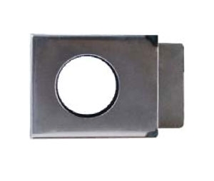 Keedex K-BXSGL234-AL Aluminum Weldable Single Gate Box, Cylindrical, 2 3/4" Backset, 2 1/8" Hole, 1 ea