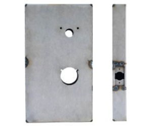 Keedex K-BXSIM-4000 Weldable Gate Box for 4000 Series Kaba Ilco, Cylindrical, 2 3/4" Backset, 14 Gauge Steel, 1 ea