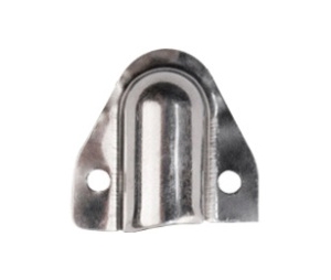 Keedex K-DS38-EC End Cap Kit for 3/8" K-DS, 2 Stainless Steel Caps, 4 Screws, 1 kit