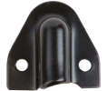 Keedex K-DS38-EC-BLK End Cap Kit for 3/8" K-DS BLK, 2 Stainless Steel Caps, 4 Screws 3/8", Powder Coat Black, 1 kit