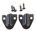 Keedex K-DSBLK 18" Stainless Steel Armored Door Loop, 1/4" Inside Diameter Flexible Conduit, Black Powder Coat Finish, 1 ea