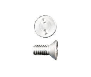 Keedex SSMFU832X14 #8-32 x 1/4" Spanner Flat Head Undercut Machine Screw, pack of 25