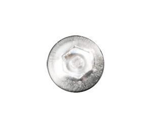 Keedex SSMO1032X212 #10-32 x 2 1/2" Spanner Oval Head Machine Screw, Stainless Steel, 25 Each per Package