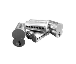 KSP  207-C-4-UN Uncombinated Core, 7 Pin, C Keyway, Satin Brass