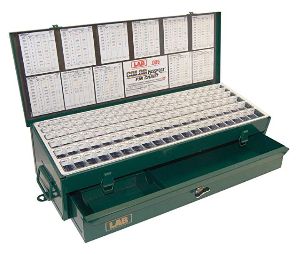 LAB EPD005 Super Wedge Pin Kit with Drawer, .005 System (Metal Wedge)