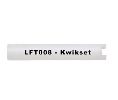 LAB LFT008 Plug Follower, Kwikset .500 Diameter