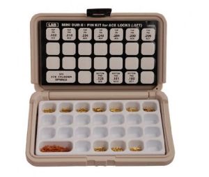 LAB LMDACE Mini Dur-X Pin Kit, Ace Tubular Cylinders (Polyethylene)
