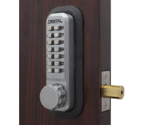 Lockey 2210-KO-SC-KD 2000 Series Mechanical Digital Deadbolt Door Lock 2210-KO-SC-KD, Satin Chrome