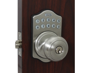 Lockey E-930-SC Electronic Digital Knob Lock E-930-SC, Satin Chrome