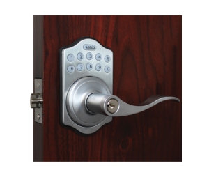 Lockey E-985-SC Electronic Digital Lever Lock E-985-SC, Satin Chrome