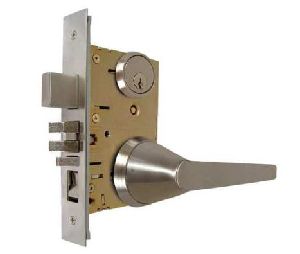 Marks USA 5SS19B-32D 5SS19 Lever Series Institutional LifeSaver Mortise Lockset, Entry Function, Keyed Single Cylinder, with Deadbolt, Satin Stainless Steel