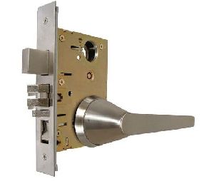 Marks USA 5SS19EW-32D 5SS19 Lever Series Institutional LifeSaver Mortise Lockset, Storeroom Function, Keyed Single Cylinder, No Deadbolt, Satin Stainless Steel