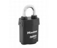Master Lock 6621D125KZ ProSeries® Weather Tough® Laminated Steel Rekeyable Key-in-Knob Padlock with 2-1/8" Body Width, 1-1/8" Shackle Tall