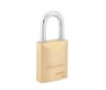 Master Lock 6852D346KZ ProSeries® Solid Brass Rekeyable Key-in-Knob Padlock, 2" Wide Body, 1-1/2" Tall Shackle, 6 Pin Schlage