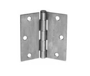 McKinney 1400-3-1-2X3-1-2-26D 3.5" x 3.5" Residential Hinge, Full mortise, Square Corner - Satin Chrome