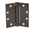 McKinney 1502-4X4-10B 4" x 4" Single Acting Spring Hinge, Standard Weight, Full Mortise - Oil Rubbed Bronze Finish