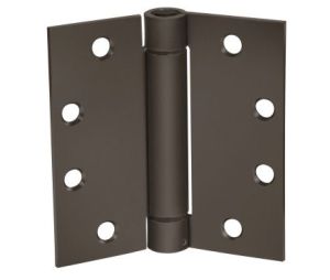 McKinney 1502-4-1-2X4-10B 4-1/2" x 4-1/2" Spring Hinge Single Acting, Standard Weight, Full Mortise - Oil Rubbed Bronze Finish