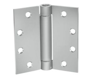 McKinney 1502-4X4-P 4" x 4" Single Acting Spring Hinge, Standard Weight, Full Mortise - Prime Coat Finish