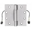 McKinney TA78641215QC8 4-1/2" x 4-1/2" Electric Hinge, Heavy Weight, 3-Knuckle, 8 Wire - Satin Nickel Finish