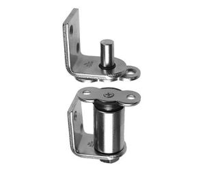 McKinney H800726D Ajax Horizontal Double Acting Pivot Hinge - Satin Chrome Finish - Hold Open