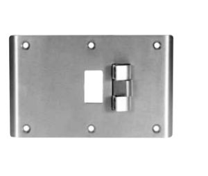 McKinney CSS926DC 5-3/4" Center Hung Pivot Set - Satin Chrome Finish