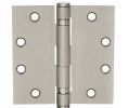 McKinney MPB7941215 4-1/2" x 4-1/2" MacPro Hinge, Standard Weight, 5-Knuckle, Ball Bearing - Satin Nickel Finish