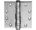 McKinney MPB7941226 4-1/2" x 4-1/2" MacPro Full Mortise Hinge, Standard Weight, 5- Knuckle, Ball Bearing - Bright Chrome Finish