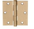 McKinney T2714-3-1-2X3-1-2-10 3-1/2" x 3-1/2" Full Mortise, Standard Weight, 5-Knuckle, Plain Bearing - Satin Bronze Finish