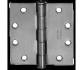 McKinney T2714-4.5X4.5-26D-NRP 4.5" x 4.5" Full Mortise Hinge, Standard Weight, 5-Knuckle, Plain Bearing, Non Removable Pin - Satin Chrome Finish