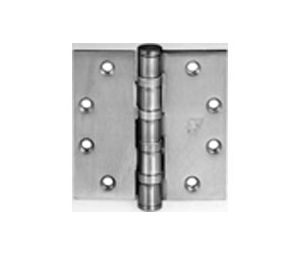 McKinney T4A33864125 4-1/2" x 4-1/2" Full Mortise Hinge, Heavy Weight, 5-Knuckle, Ball Bearing - Antique Brass Finish
