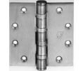 McKinney T4A33864125 4-1/2" x 4-1/2" Full Mortise Hinge, Heavy Weight, 5-Knuckle, Ball Bearing - Antique Brass Finish