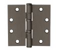 McKinney TA2714-4-1/2 X 4-10B 4-1/2" x 4" Full Mortise Hinge, Standard Weight, 5-Knuckle, Ball Bearing, Square Corner - Oil Rubbed Bronze Finish