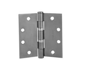 McKinney TA23144125 4-1/2" x 4-1/2" Full Mortise Hinge, Standard Weight, 5-Knuckle, Ball Bearing - Antique Brass Finish