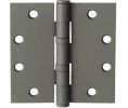 McKinney TA2314-4-1-2X4-1-2-P 4-1/2" x 4-1/2" Full Mortise Hinge, Standard Weight, 5-Knuckle, Ball Bearing - Prime Coat Finish