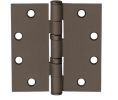 McKinney TA2314-4-1-2X4-1-2-10B-NRP 4-1/2" x 4-1/2", Non Ferrous, Standard Weight, 5-Knuckle, Ball Bearing Hinge, Non Removable Pin - Oil Rubbed Bronze Finish