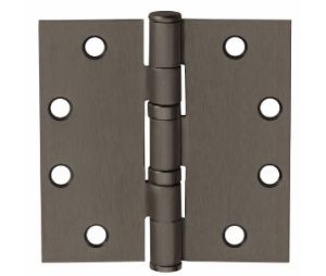 McKinney TA2714 4.5X4.5 10B 4-1/2" x 4-1/2" Full Mortise Hinge, Standard Weight, 5-Knuckle, Ball Bearing - Oil Rubbed Bronze Finish