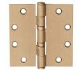 McKinney TA2714-5X5-10 5" x 5" Full Mortise, 5-Knuckle, Standard Weight, Ball Bearing Hinge - Satin Bronze Finish