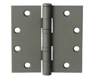 McKinney TA2714-4-1/2 x 4-1/2-P-NRP 4-1/2" x 4-1/2" Full Mortise Hinge,Standard Weight, 5-Knuckle, Ball Bearing, Non Removable Pin - Prime Coat Finish