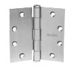 McKinney MP79-4-1-2X4-1-2-26D MacPro Hinge, Full Mortise, 5-Knuckle, Standard Weight, 4-1/2" x 4-1/2", Square Corner, Satin Chrome