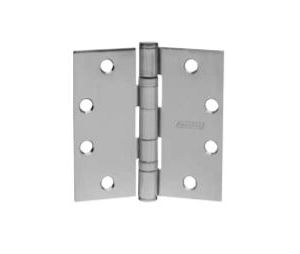 McKinney MPB79-4-1-2X4-1-2-P MacPro Hinge, Full Mortise, 5-Knuckle, Standard Weight, 4-1/2" x 4-1/2", Square Corner, Prime Coat