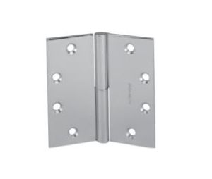 McKinney TA2731-4-1-2X4-26D-LH Full Mortise, 2-Knuckle, Standard Weight, 4-1/2" x 4", Square Corner, Left Hand, Satin Chrome