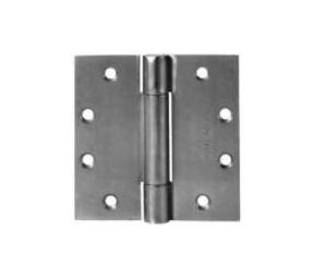 McKinney TA386-5X4-1-2-32D-NRP Full Mortise, 3-Knuckle, Heavy Weight, 5" x 4-1/2", Square Corner, Non-Removable Pin, Satin Stainless Steel