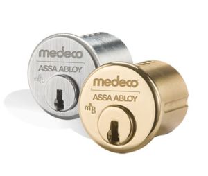Medeco 32J0201-05-DLN LFIC Core, Bi-Level, 6-Pin, DL Keyway, Sub-Assembled, No-Slider, Bright Brass