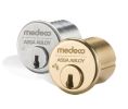 Medeco 32J0201-05-DLN LFIC Core, Bi-Level, 6-Pin, DL Keyway, Sub-Assembled, No-Slider, Bright Brass