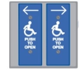 MS Sedco 59VH Door Activation Switch, 2 Blue Faceplates