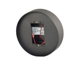 MS Sedco CPTXR6 CP/TX Wall Mount Transmitter 6" Round, Complete with Transmitter, Integrated Signal Enhancing Antennas, Wire Harness and 9V Battery Installed ina Surface Moutning Box