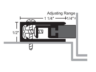 National Guard Products 107NA-36X84 36" x 84" Clear Anodized Aluminum ...