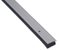National Guard Products 130NA-144 144" Perimeter Seal - Clear Anodized Aluminum with Sponge Neoprene Insert