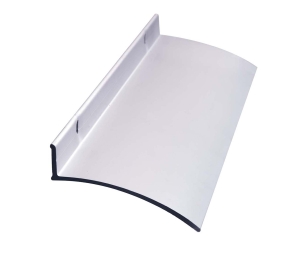 National Guard Products 16A-86-3-4 86-3/4" Clear Anodized Aluminum Drip Cap